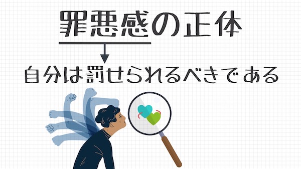 罪悪感の正体 どうすれば消えるのか 消せるのか その方法とは ライフハックアニメーション